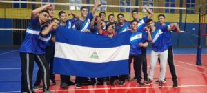 Abanderamiento de la Selección Nacional de Voleibol Sub 21 este jueves en el IND. Foto Rosa Membreño-Pasión Deportiva.